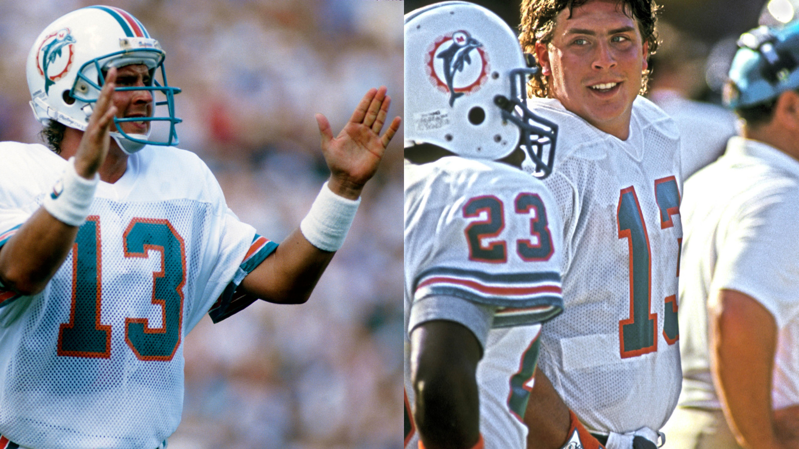 NFL legend Dan Marino with the Miami Dolphins