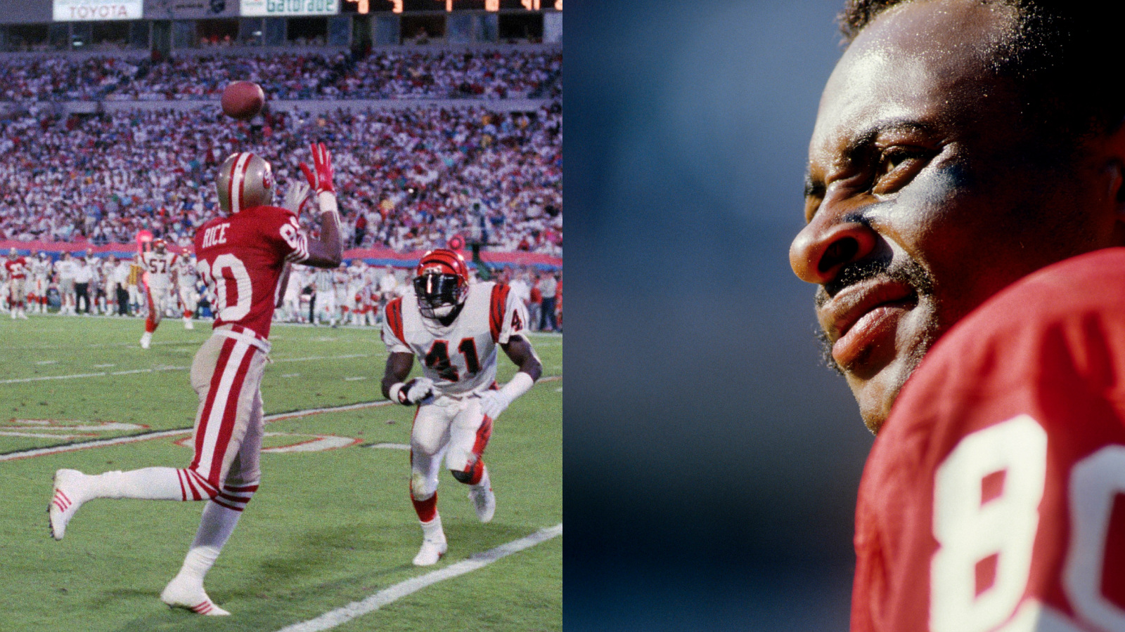 Jerry Rice among the coolest football guys of the 1980s