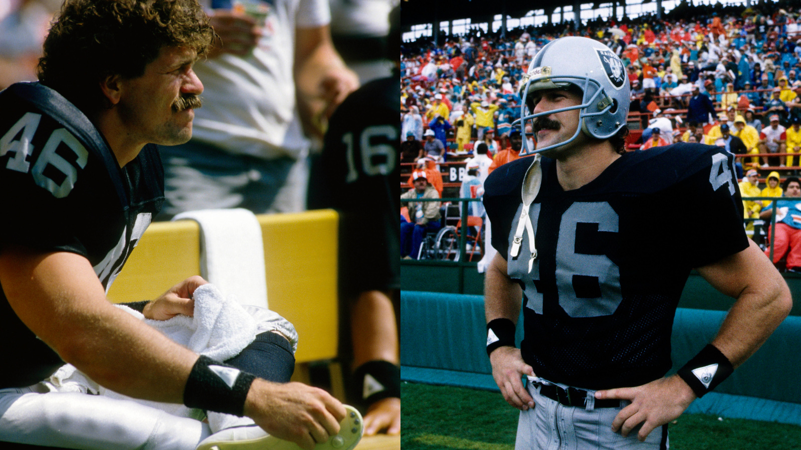 Los Angeles Raiders tight end Todd Christensen