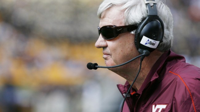 Virginia Tech coach Frank Beamer