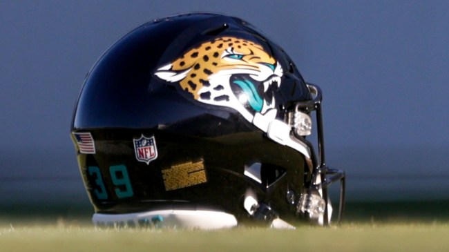 Jacksonville Jaguars helmet