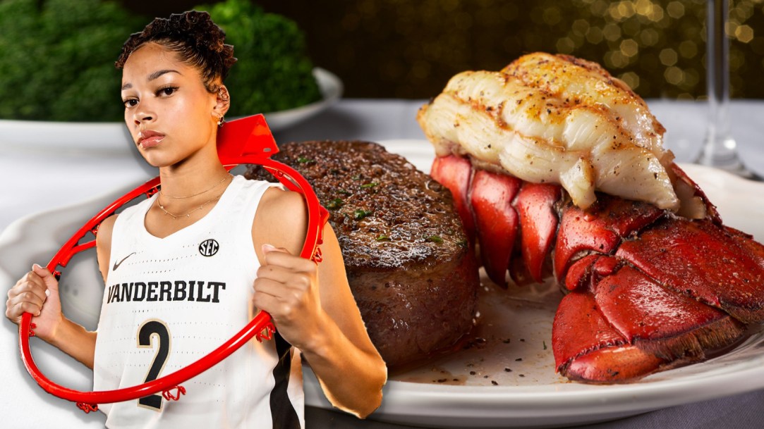 Jada Brown Vanderbilt Women's Basketball Dinner Cost Jeff Ruby's Steakhouse