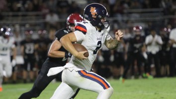 Georgia’s 5-Star Quarterback Recruit Proves He Is NOT Mailing In His Senior Year With Unnecessary Collision