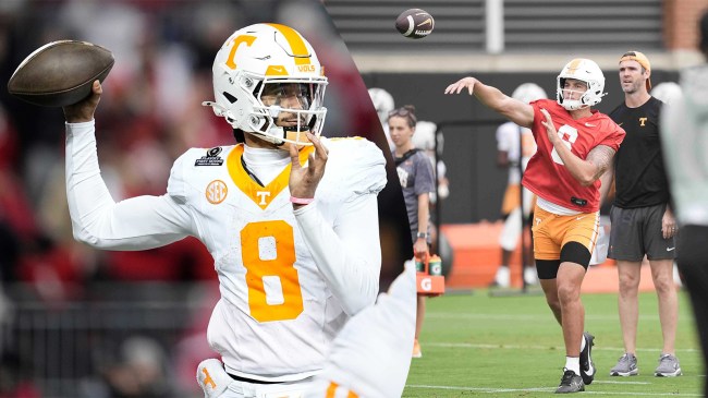 Nico Iamaleava and Joey Aguilar