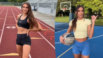 Team USA Triple Jumper Trolls ‘Short Guys’ During Viral Quest To Dunk A Basketball At Only 5-Foot-7