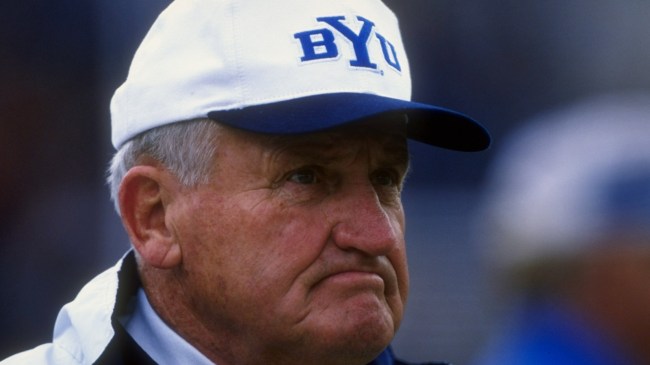 BYU coach LaVell Edwards