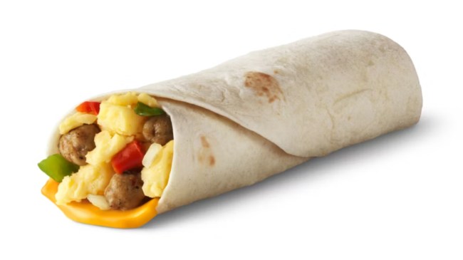 McDonald's breakfast burrito