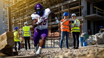 Northern Iowa Football Team Forced To Practice In Active Construction Zone Amid Noisy Ruckus