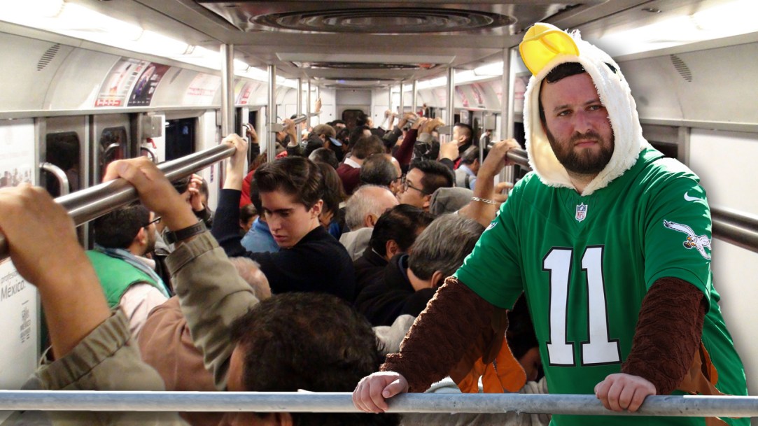 Philadelphia Eagles Fans Subway SEPTA Season-Opener Transit Disaster