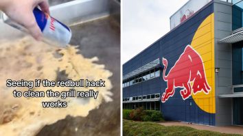 ‘Imagine What It Does To Your Insides’: Man’s Grill Gets Dirty. Then He Uses The Red Bull Hack To Clean It