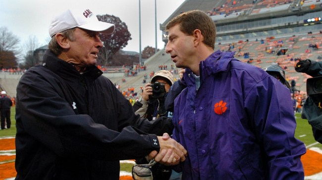 Steve Spurrier and Dabo Swinney