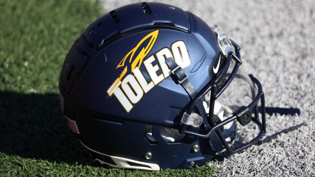 Toledo football helmet