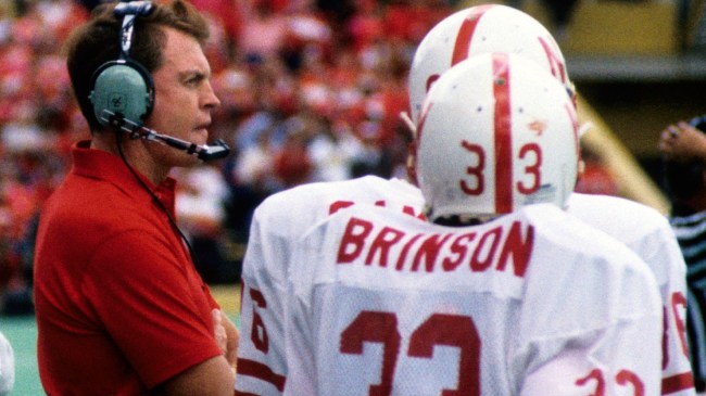 Nebraska coach Tom Osborne