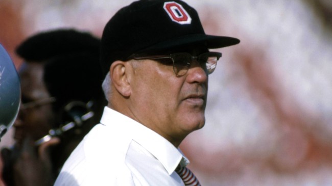 Ohio State coach Woody Hayes