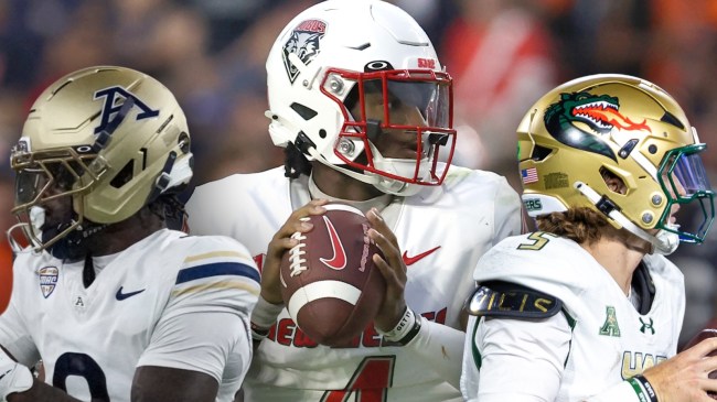 Akron, New Mexico, and UAB football players