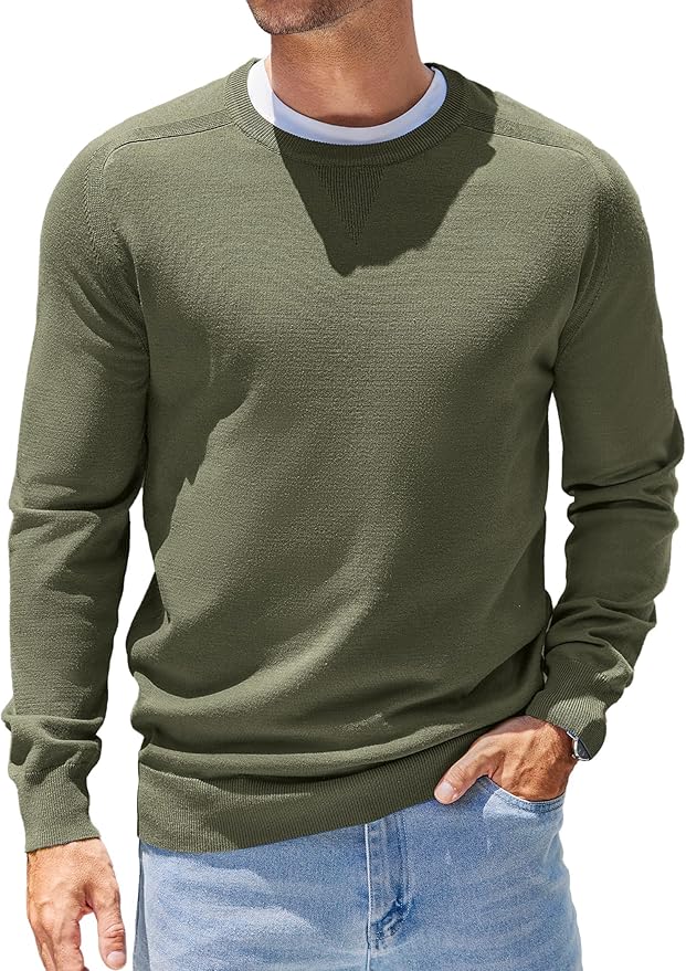 COOFANDY Slim Fit Crewneck