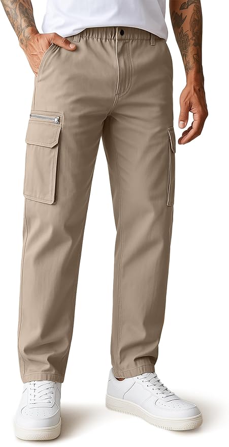 COOFANDY Stretch Fit Cargo Work Pant