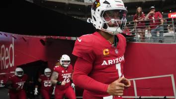 Kyler Murray Raises Eyebrows By Posing For Photoshoot With A Pitbull And A Michael Vick Jersey