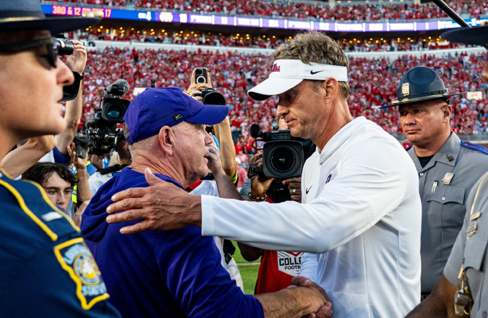 Lane Kiffin Viciously trolls LSU's Brian Kelly After Ole Miss' Win