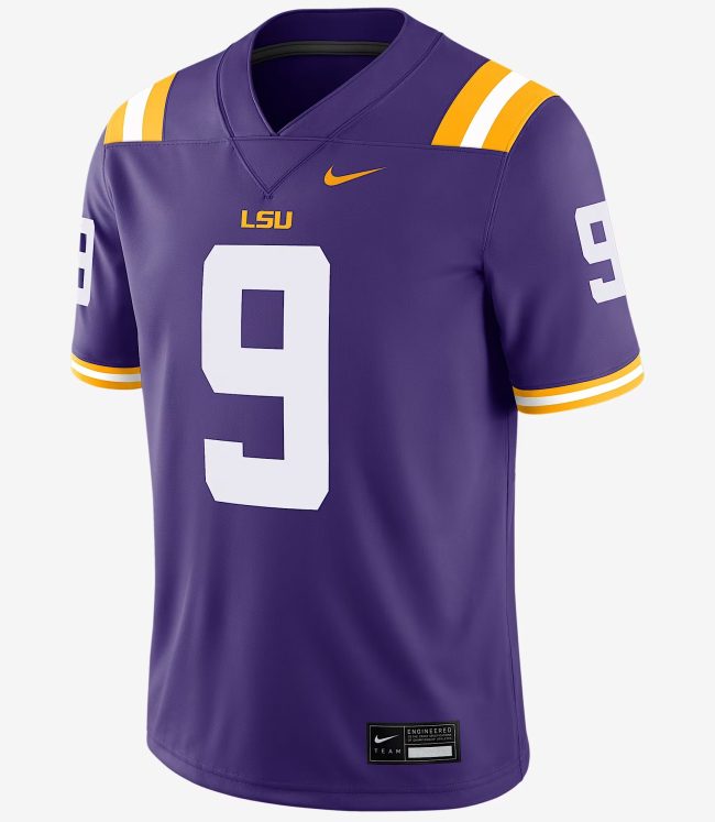 LSU football jersey