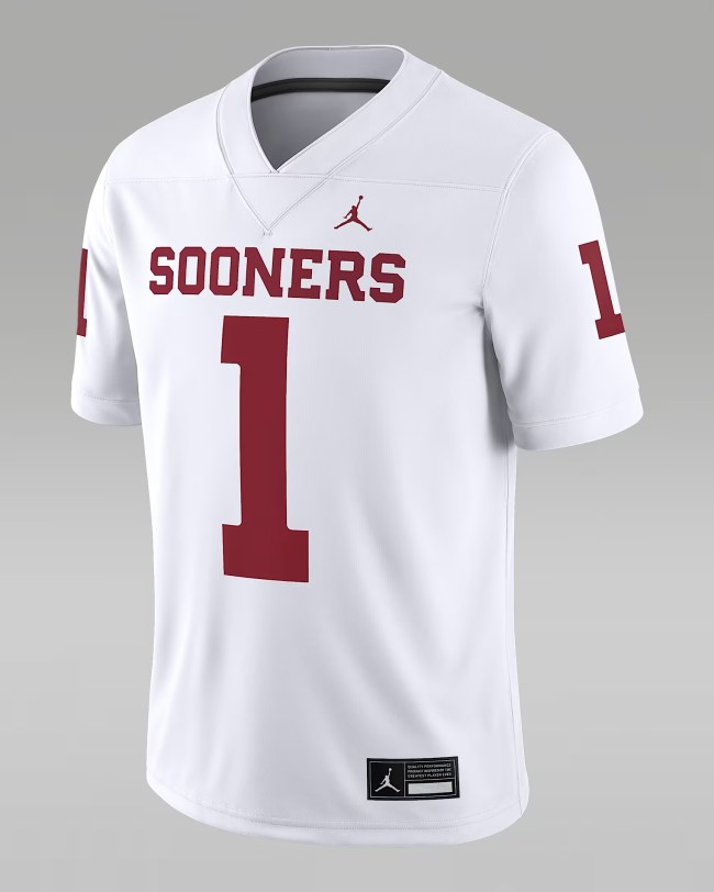 Nike Oklahoma Football Jersey