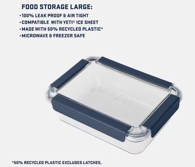 YETI Large Food Storage for tailgating
