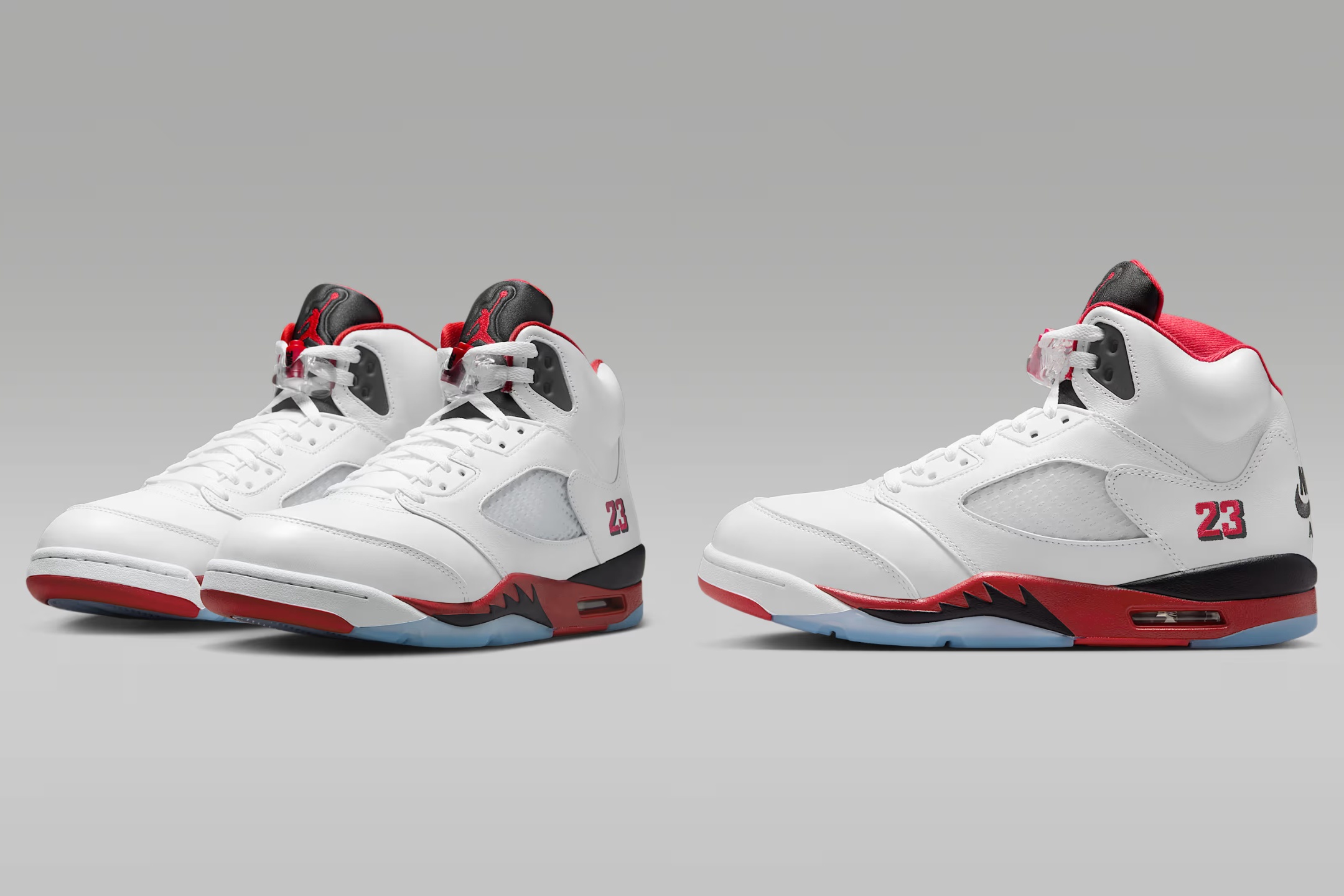 Air Jordan 5 Retro "Fire Red Black Tongue"