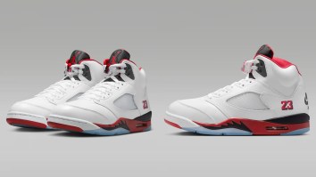 Air Jordan 5 Retro “Fire Red Black Tongue”
