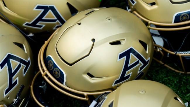 Akron football helmets