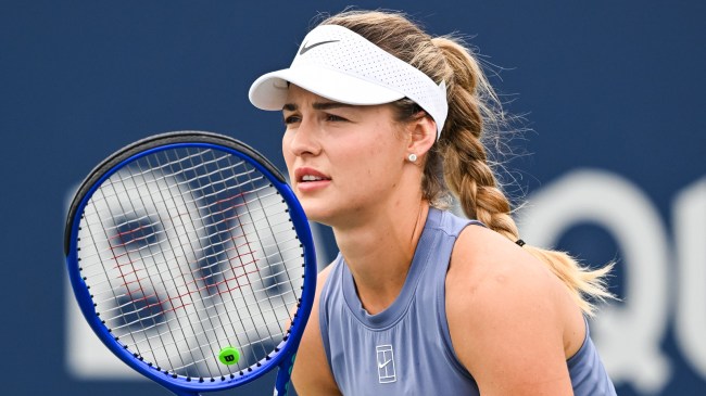 Russian tennis player Anna Kalinskaya