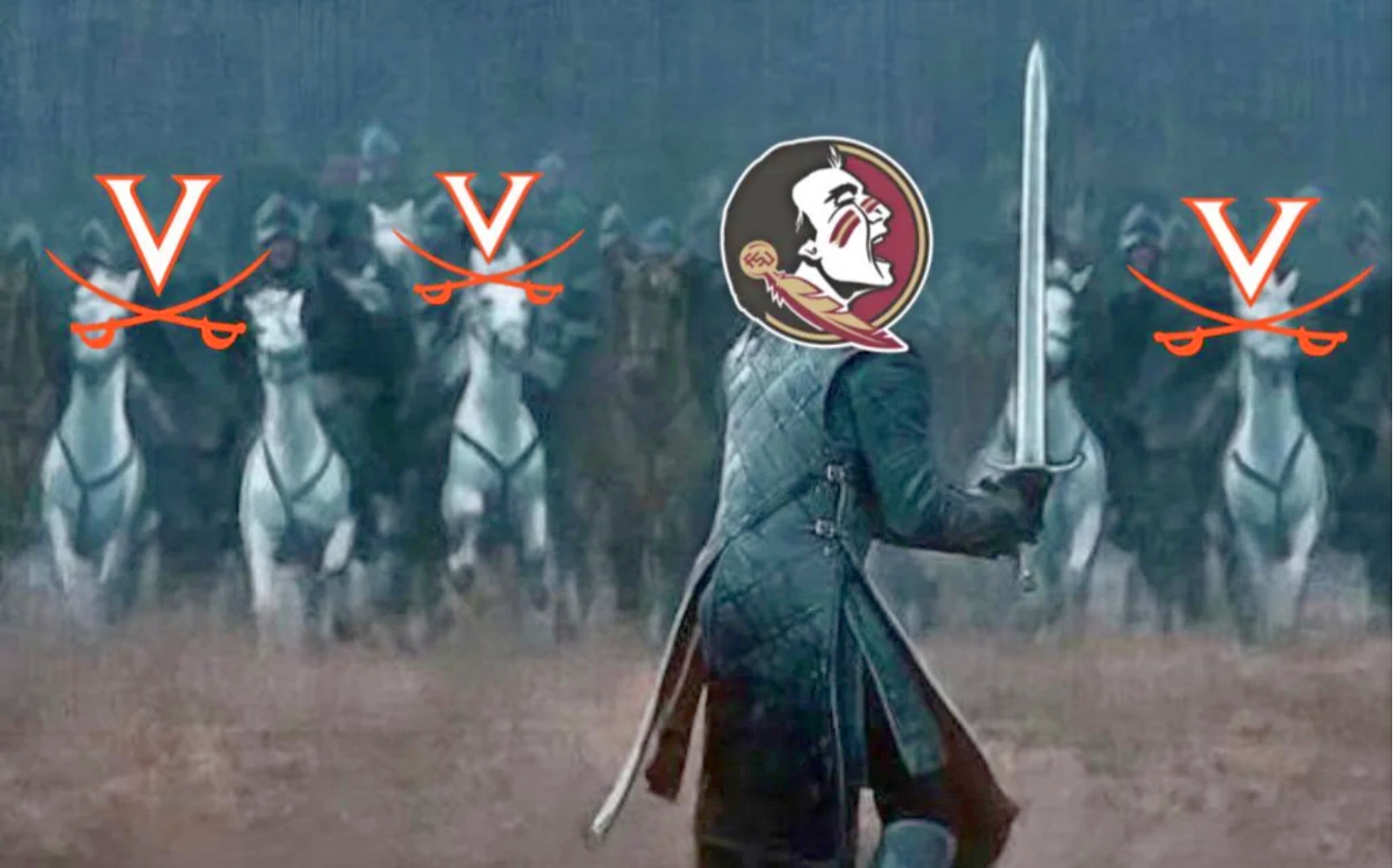 best College Football memes Week 5 2025 Jon Snow FSU vs UVA