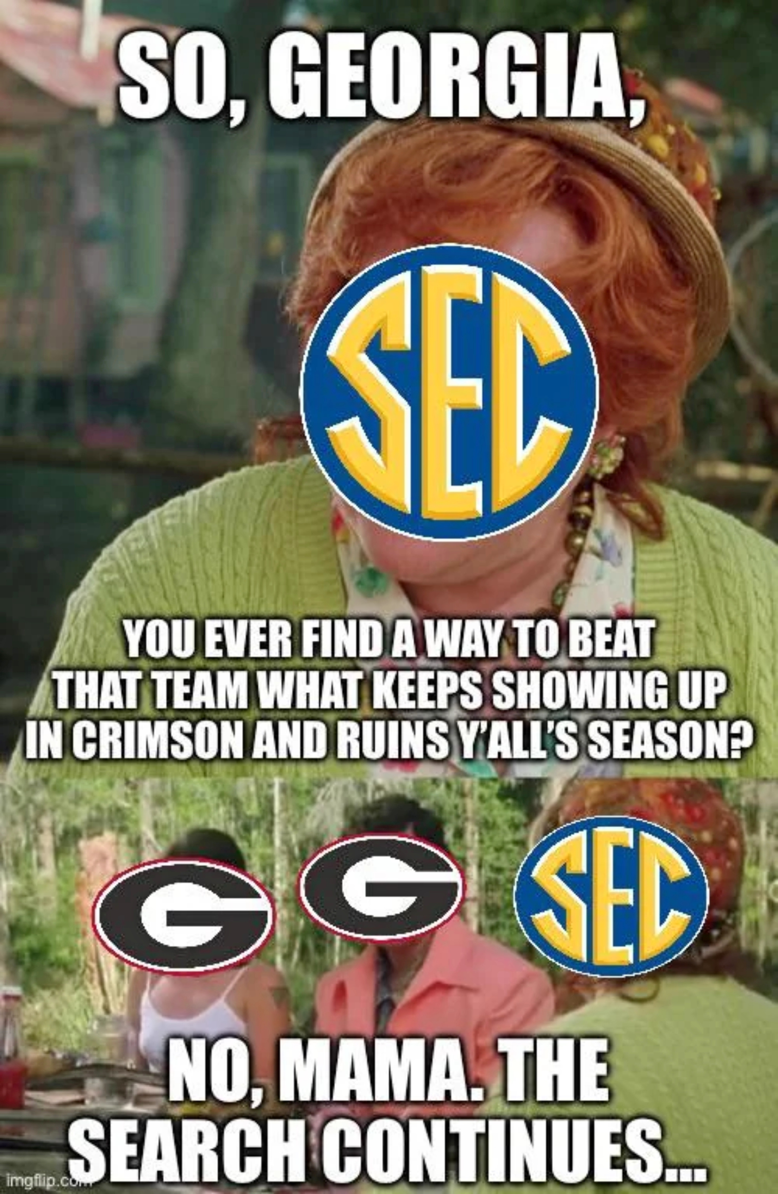best College Football memes Week 5 2025 georgia versus Alabama