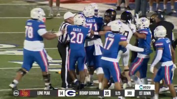 Las Vegas High School Football Powerhouse Baits Opponent Into Brawl To Win By Controversial Forfeit