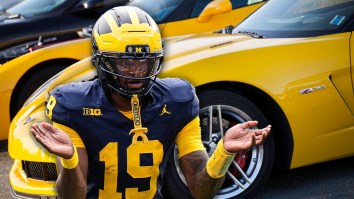 Michigan Quarterback Bryce Underwood Is Already Driving Way Too Fast In $120,000 Corvette