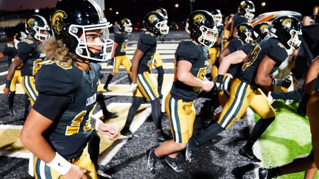 Carrollton High School football players