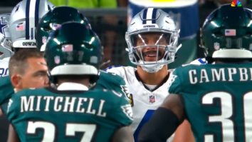 Video Shows Dak Prescott Spitting Towards Jalen Carter Before Carter Spit Back & Got Ejected