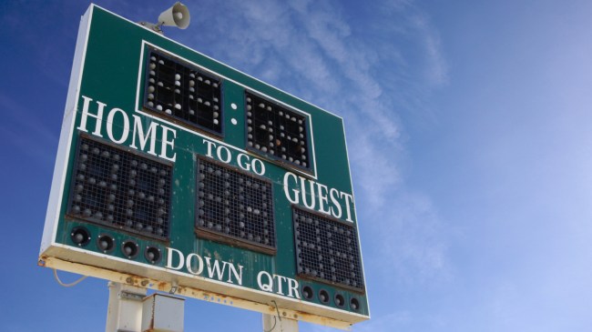 football scoreboard