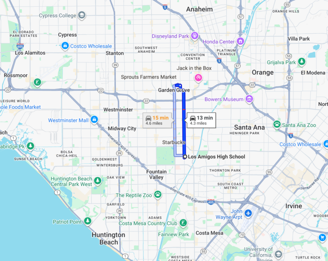 Garden Grove Los Amigos High School