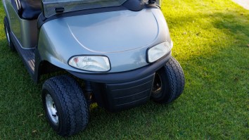 Golfer Eliminated From Amateur Championship After His Caddie Hitched A Ride In A Cart During A Playoff