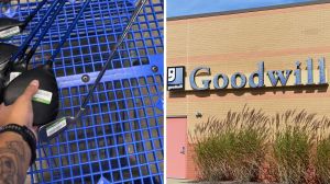 golf clubs (l) goodwill logo (r)