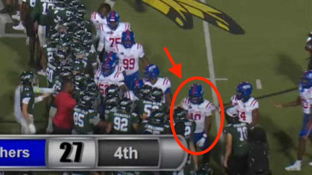 KJ Ford Duncanville High School Football Brawl Fight Punch Waxahachie