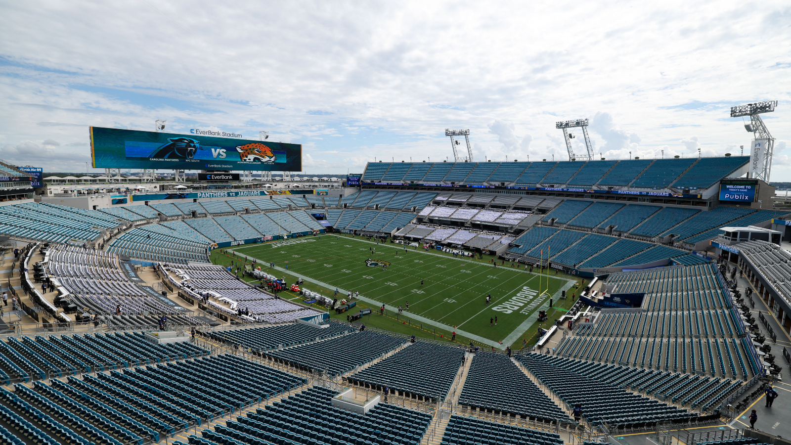 Everbank Stadium home of the Jacksonville Jaguars