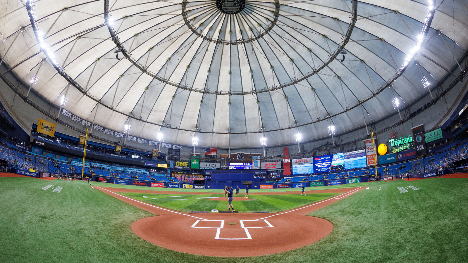 Tropicana Field in St. Pete Florida home of the Tampa Bay Rays
