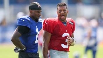 Malik Nabers Looks Absolutely Miserable With Russell Wilson As His Quarterback