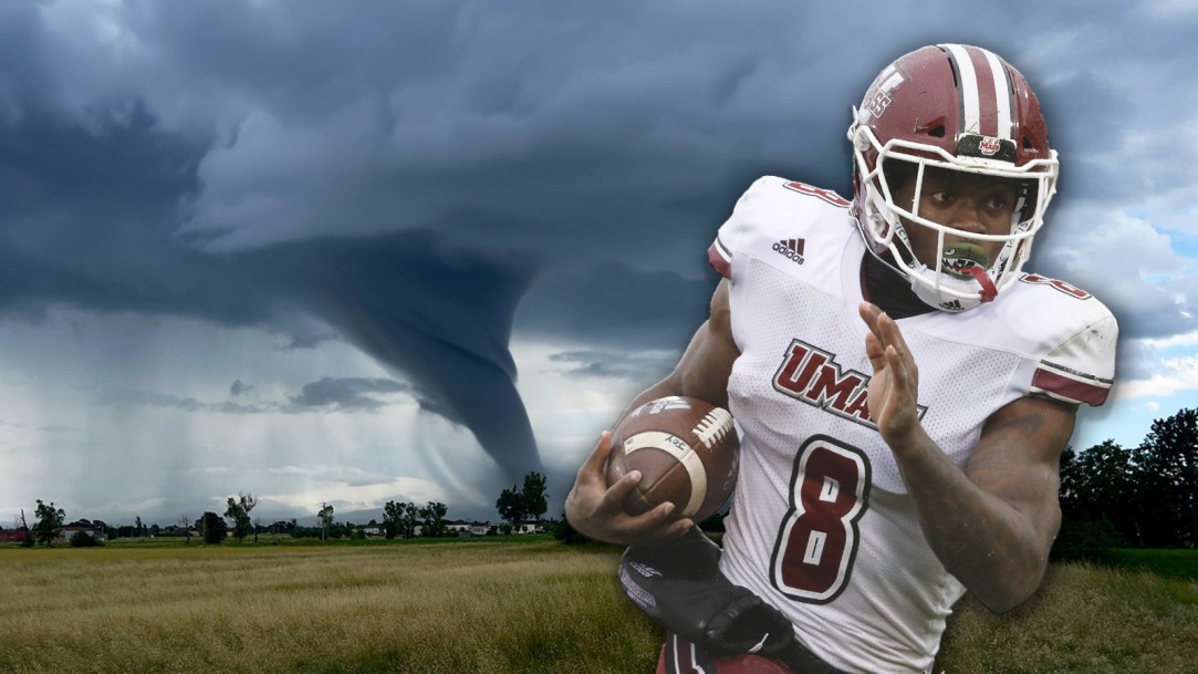 Massachusetts Tornado Storm Weather UMass Football