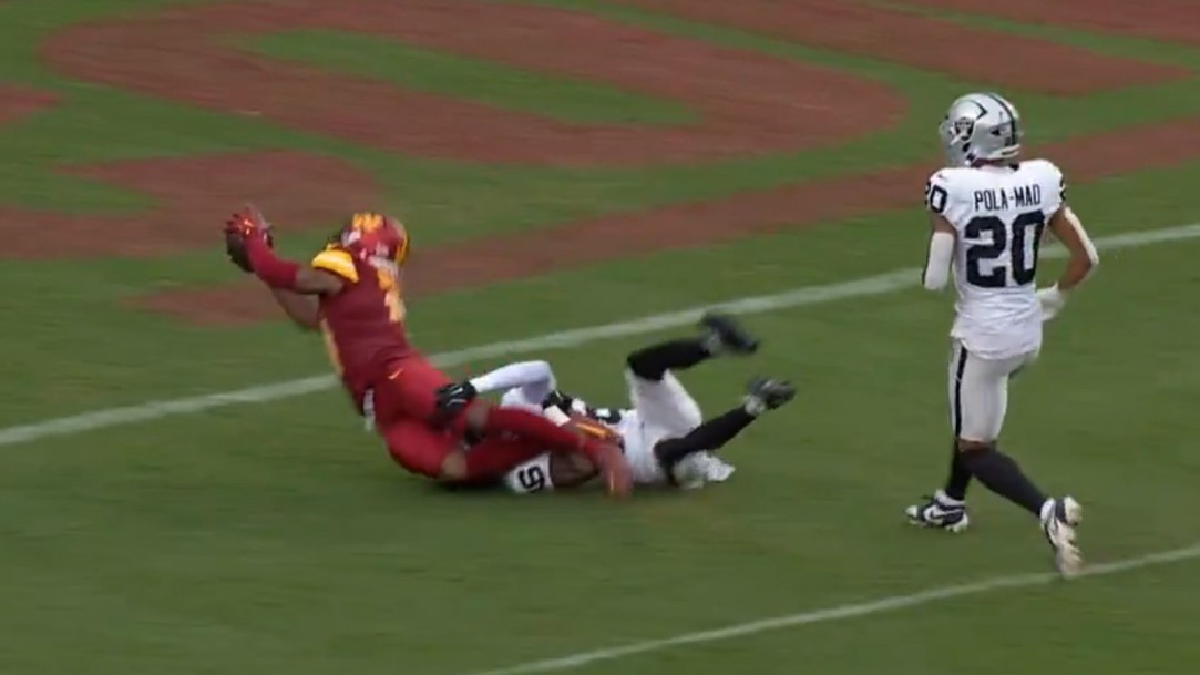 NFL Expedited review controversy terry mclaurin touchdown