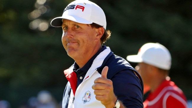 Phil Mickelson at 2016 Ryder Cup