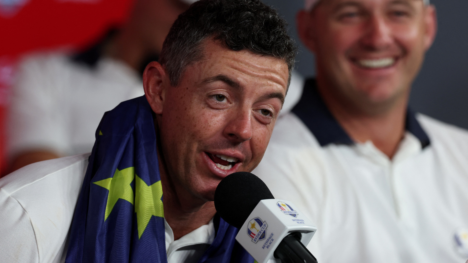 Rory McIlroy at the Ryder Cup press conferences