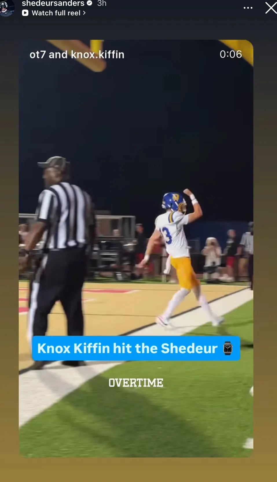 Knox Kiffin Shedeur Sanders