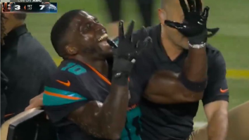 Tyreek Hill Was Laughing & Looked Happy After Suffering Nasty Leg Injury